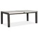 Plum Creek Ravenwood Black and White 80" Rectangular Dining Table