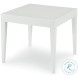 Sail White Square Side Table