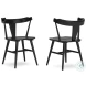 Gretlynn Natural And Black Rectangular Dining Room Set