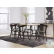 Gretlynn Natural And Black Rectangular Dining Room Set