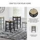Mirimyn Black Bar Stool Set of 2
