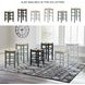 Mirimyn Black Bar Stool Set of 2
