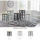 Mirimyn Black Bar Stool Set of 2