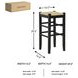 Mirimyn Black Bar Stool Set of 2
