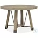 Ainsley Cerused Khaki 48" Round Dining Table