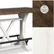 Valebeck White And Brown Counter Height Dining Table