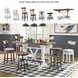 Valebeck Brown Swivel Bar Stool Set of 2