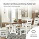Valebeck White And Brown Extendable Rectangular Dining Table