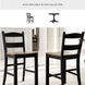 Valebeck Black And Brown Bar Stool Set of 2