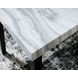 Chyndon Gray and Black 42" Square Marble Top Counter Height Dining Table