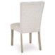 Grallegen Soft Gray Performance Fabric Upholstered Side Chair Set of 2