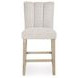 Grallegen Bisque and Gray Square Counter Height Dining Room Set
