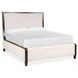 Timberlyn Espresso and Cream Upholstered Panel Bedroom Set
