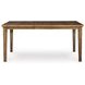 Vallister Light Brown 78" Extendable Rectangular Counter Height Dining Table