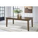 Vallister Light Brown 78" Extendable Rectangular Dining Table