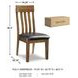 Ralene Upholstered Side Chair Set of 2