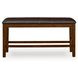 Ralene Medium Brown Upholstered Counter Height Dining Bench