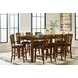 Ralene Medium Brown Extendable Rectangular Counter Height Dining Room Set