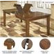 Ralene Medium Brown Rectangular Butterfly Extendable Dining Table