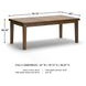 Ralene Medium Brown Rectangular Butterfly Extendable Dining Table