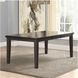 Haddigan Dark Brown Rectangular Extendable Dining Table