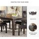 Haddigan Dark Brown Rectangular Extendable Dining Table