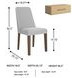 Lyncott Gray Dining Chair Set of 2