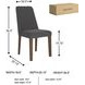 Lyncott Charcoal Dining Chair Set of 2