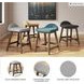Lyncott Light Gray Bar Stool Set of 2