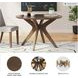 Lyncott Medium Brown Round Dining Table