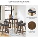 Lyncott Charcoal Counter Height Stool Set of 2