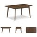 Lyncott Medium Brown Extendable Rectangular Dining Table