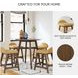 Lyncott Mustard Counter Height Stool Set of 2