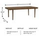 Lyncott Medium Brown Extendable Dining Table
