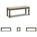 Moriville Beige Upholstered Bench