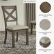 Moriville Beige Upholstered Side Chair Set of 2