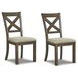 Moriville Beige Upholstered Side Chair Set of 2