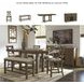 Moriville Gray Upholstered Bar Stool Set of 2