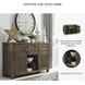 Moriville Grayish Brown Server