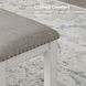 Robbinsdale Antique White Upholstered Dining Bench