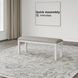 Robbinsdale Antique White Upholstered Dining Bench