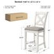 Robbinsdale Antique White Counter Height Stool Set Of 2