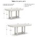 Robbinsdale Antique White Extendable Counter Height Dining Table
