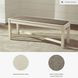 Bolanburg Two-tone Large Upholstered Dining Bench