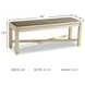 Bolanburg Two-tone Large Upholstered Dining Bench