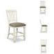 Bolanburg Two Tone Upholstered Bar Stool Set of 2
