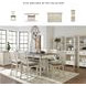 Bolanburg White and Gray Rectangular Counter Height Dining Table