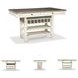 Bolanburg White and Gray Rectangular Counter Height Dining Table