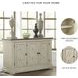 Bolanburg White and Gray Dining Server