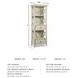 Bolanburg White and Gray Display Cabinet
